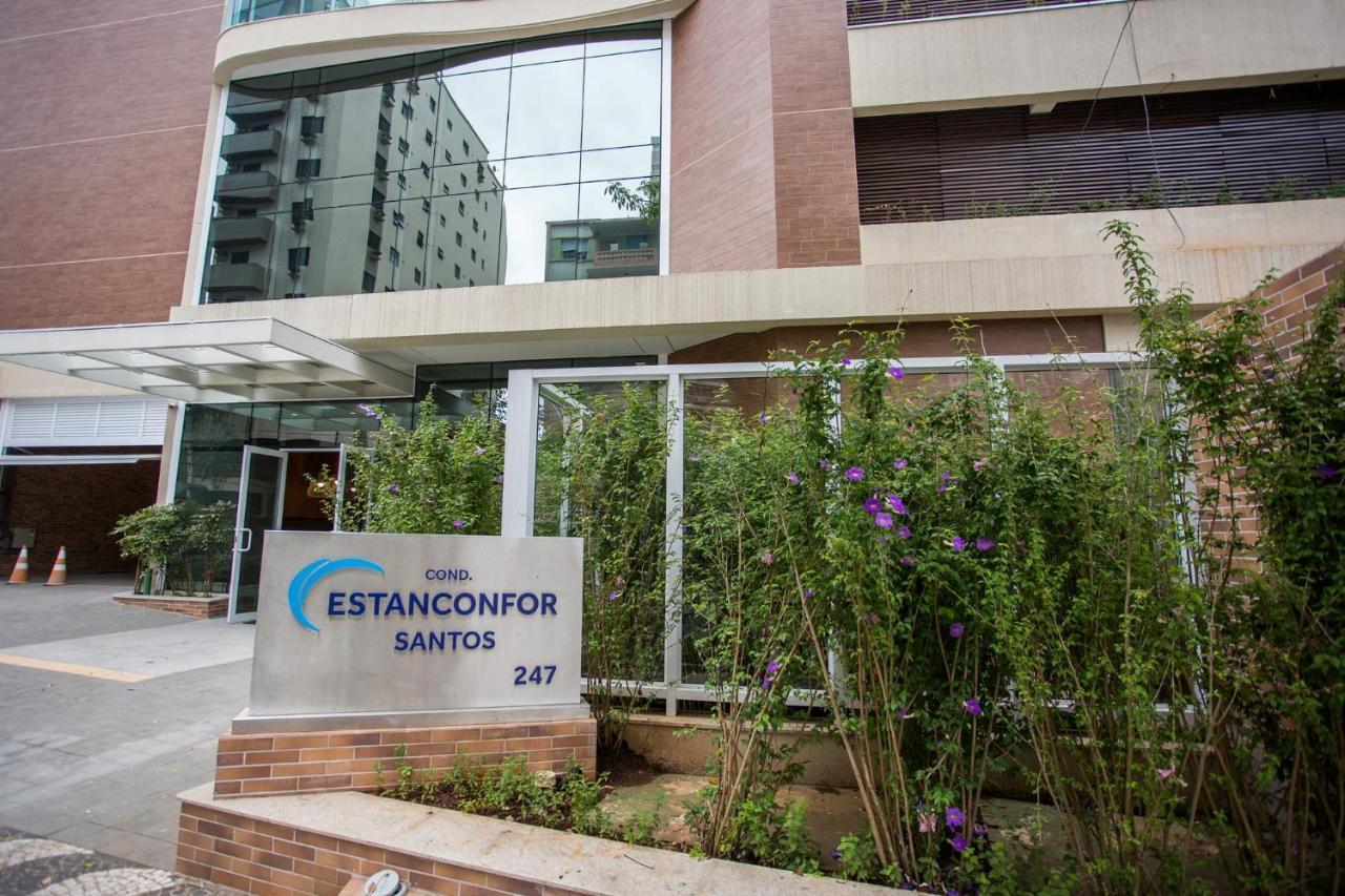 2 Quartos- Estanconfor Vista Mar Ac Garagem Sacada Apartamento Santos (Sao Paulo)